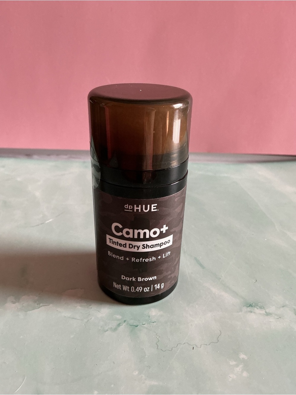 DpHue Camo+ Tinted Dry Shampoo in Dark Brown